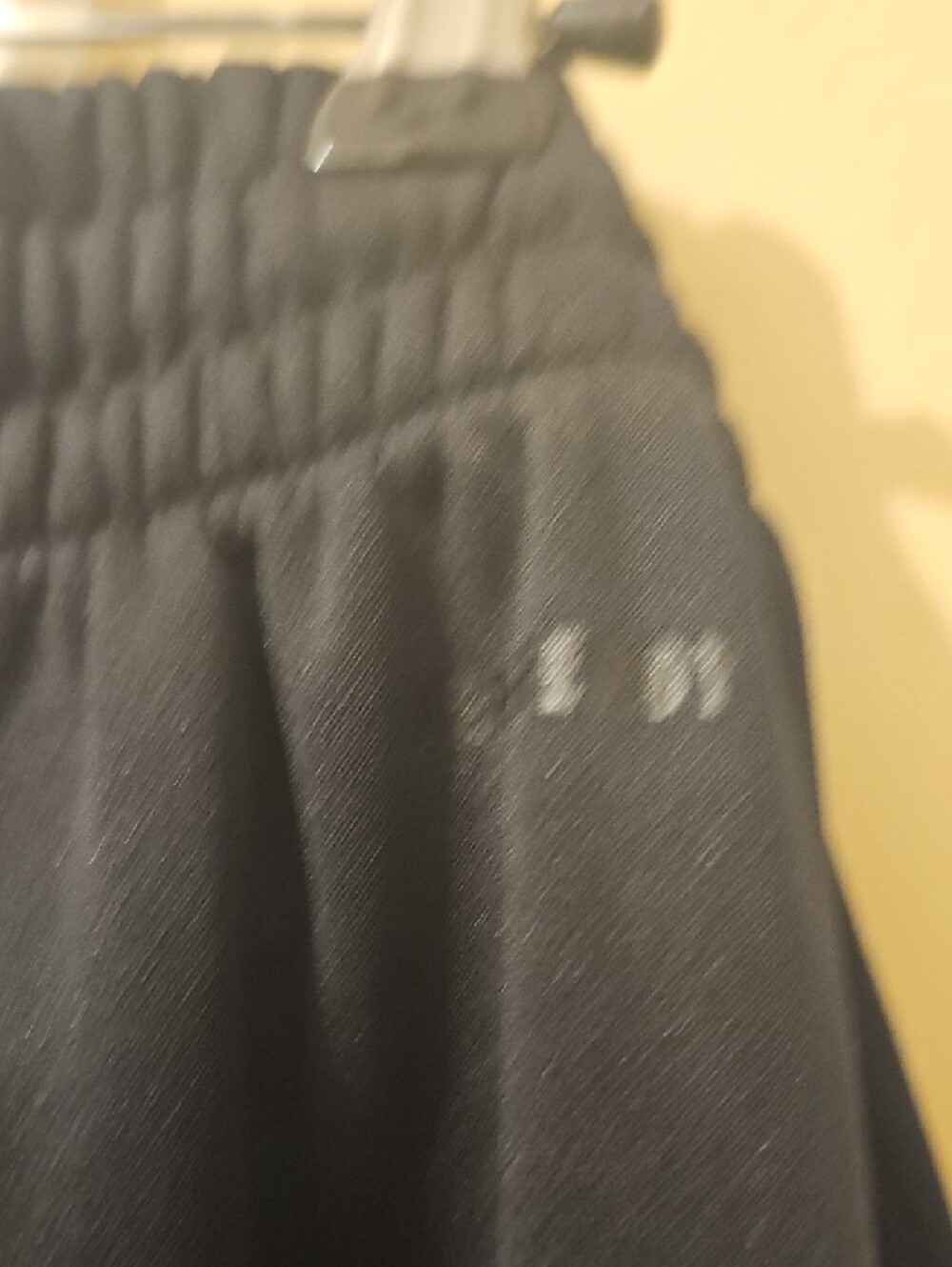 adidas Black Track Pants with White Logo Accent - Picture 3 of 6